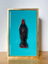 Load image into Gallery viewer, Small Marian Panel #22-Scarlet on Teal